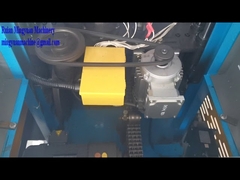 Test di funzionamento della macchina per bicchieri di carta a camma aperta a piastra singola 40ML con 85 pezzi al minuto per il cliente indiano