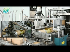 Macchina per ciotole di carta ad alta velocità con sistema di conteggio (diametro inferiore 80-130 mm) da 60 a 70 pezzi al minuto