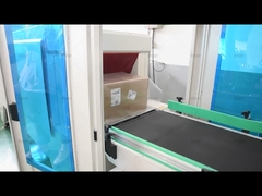 cartone di imballaggio della macchina avvolto con film termoretraibile